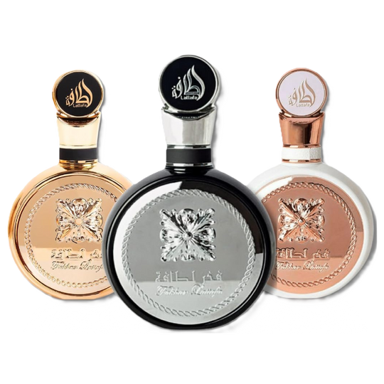 Lattafa Fakhar Men,Women & Fakhar Gold Extrait Fragrance Bundle for Everyone