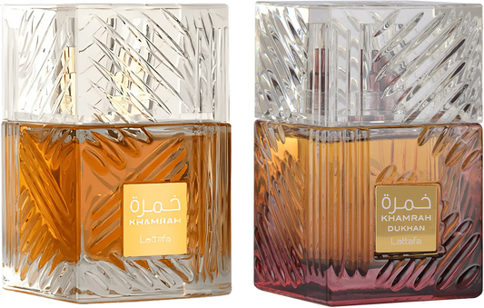 Lattafa Khamrah & Dukhan Fragrance Bundle for Everyone