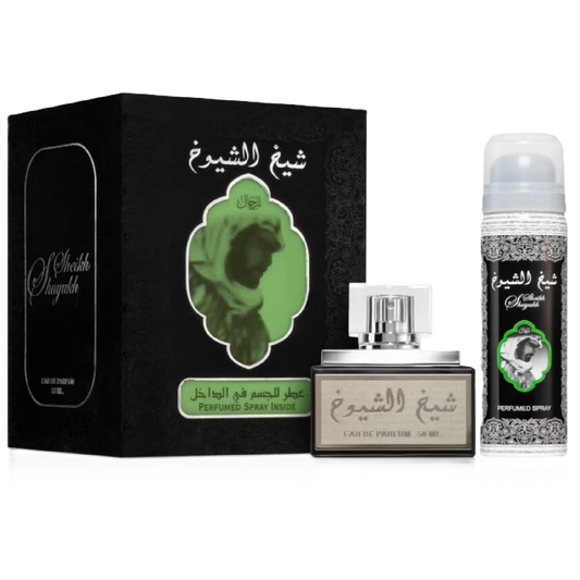 Lattafa Sheikh Al Shuyukh Black Fragrance Bundle for Men