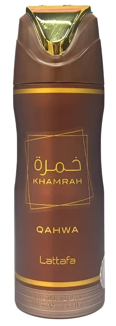 Lattafa Khamrah Qahwa Deodorant Spray for Everyone