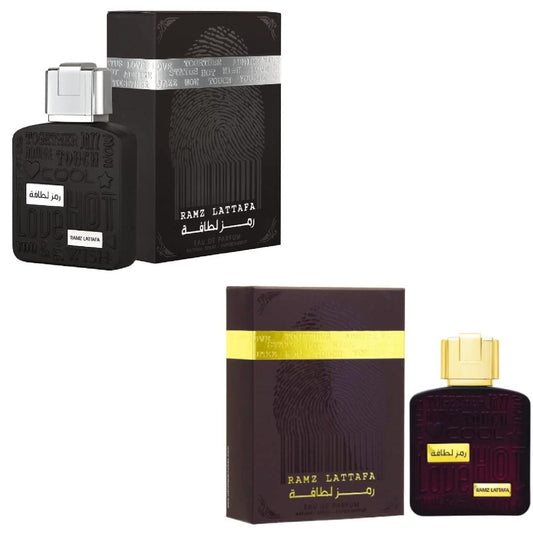 Lattafa Ramz Gold & Ramz Silver Fragrance Bundle for Everyone
