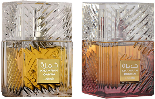 Lattafa Khamrah Qahwa & Dukhan Fragrance Bundle for Everyone