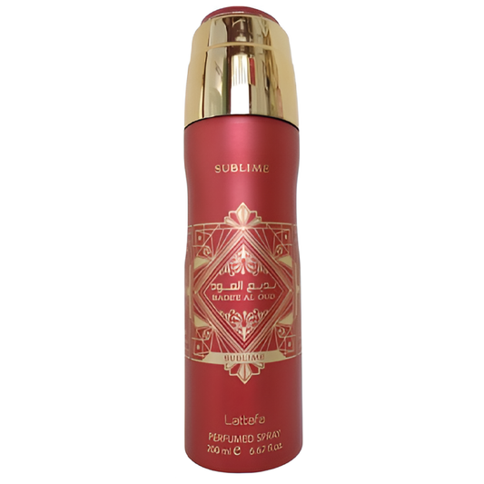 Lattafa Bade'e Al Oud Sublime Perfumed Deodorant Spray for Everyone