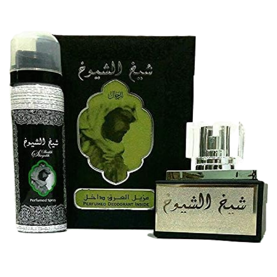 Lattafa Sheikh Al Shuyukh Black Fragrance Bundle for Men