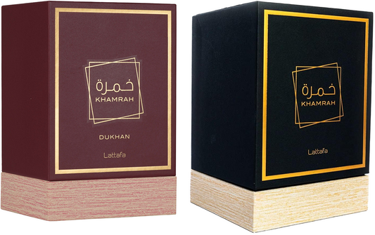 Lattafa Khamrah & Dukhan Fragrance Bundle for Everyone