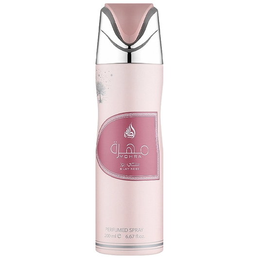 Lattafa Mohra Silky Rose Deodorant Spray for Everyone