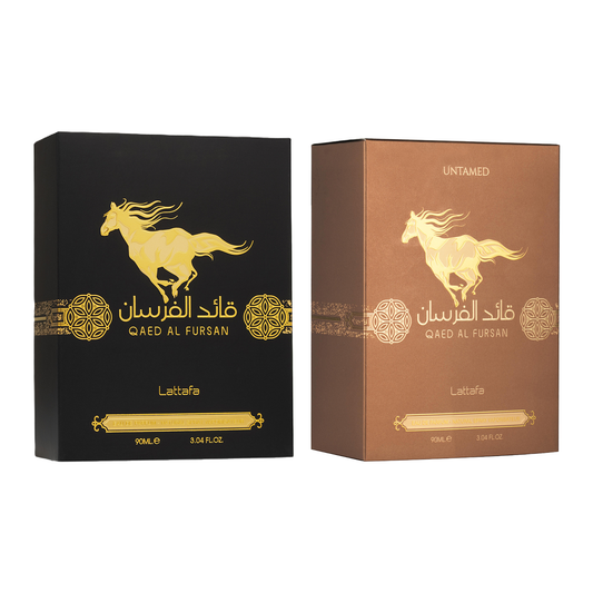 Lattafa Qaed Al Fursan & Qaed Al Fursan Untamed Fragrance Bundle for Everyone
