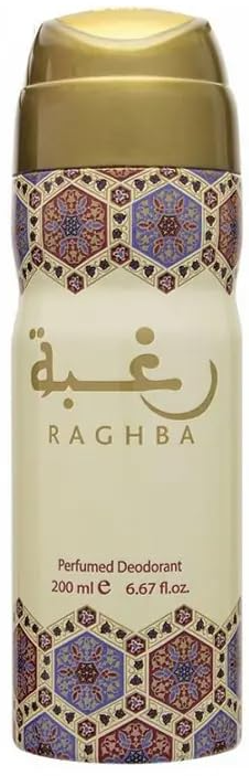 Lattafa Raghba Deodorant Spray for Everyone