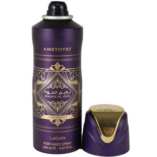 Lattafa Bade'e Al Oud Amethyst Deodorant Spray for Everyone