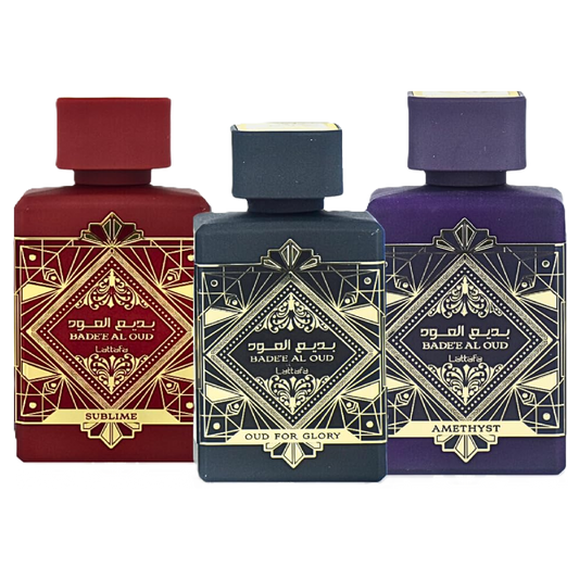 Lattafa Bade'e Al Oud Fragrance Bundle for Everyone