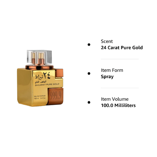 Lattafa 24 Carat Pure Gold Eau de Parfum for Everyone